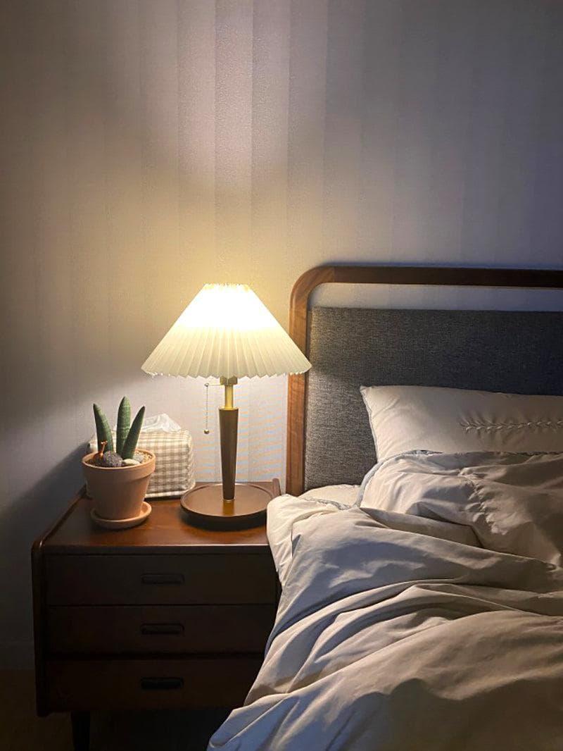 Metavaya Table lamp Pleated Table Lamp Buy Pleated Table Lamp Online in USA