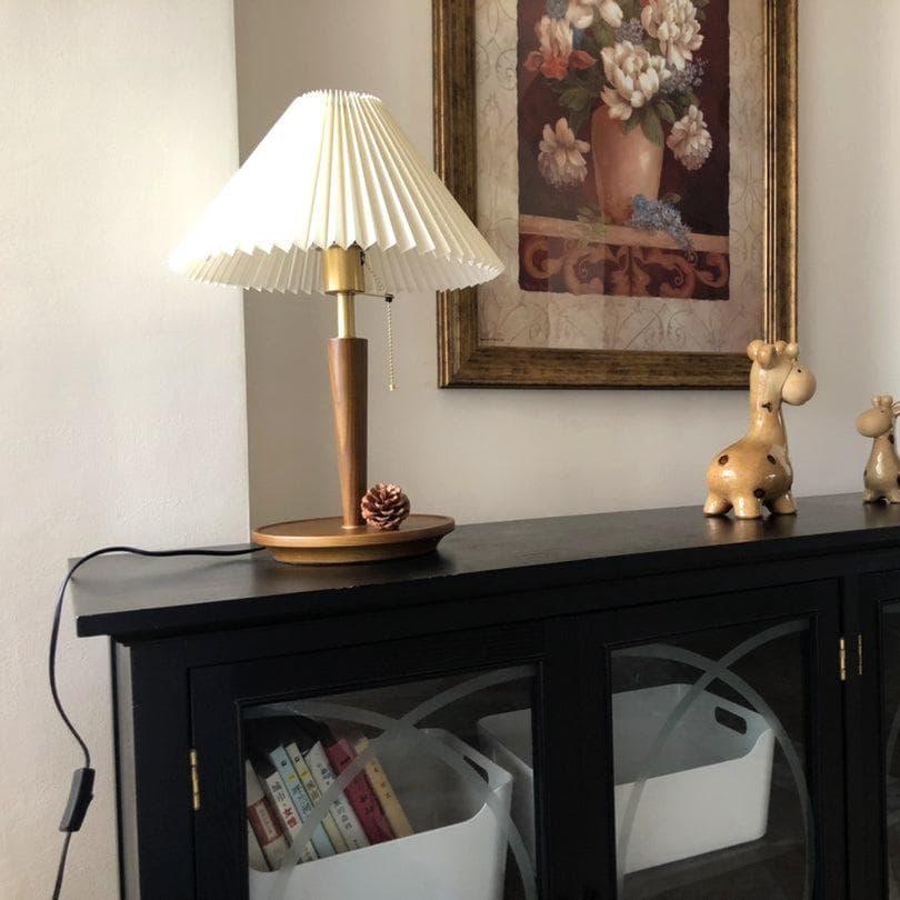 Metavaya Table lamp Pleated Table Lamp Buy Pleated Table Lamp Online in USA