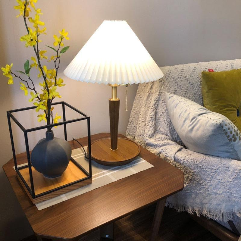 Metavaya Table lamp Pleated Table Lamp Buy Pleated Table Lamp Online in USA