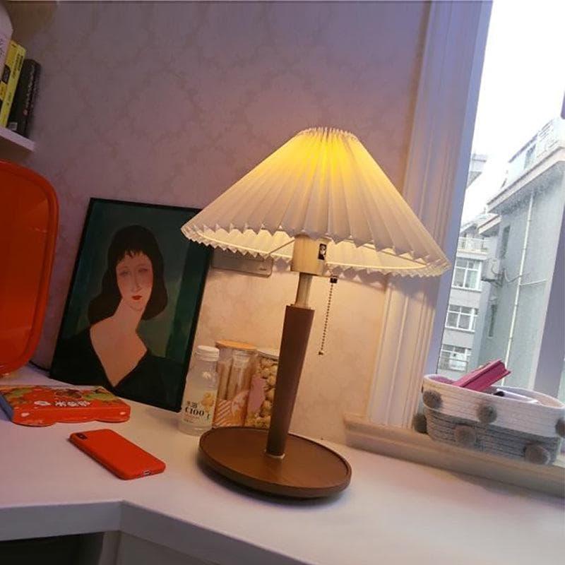 Metavaya Table lamp Pleated Table Lamp Buy Pleated Table Lamp Online in USA