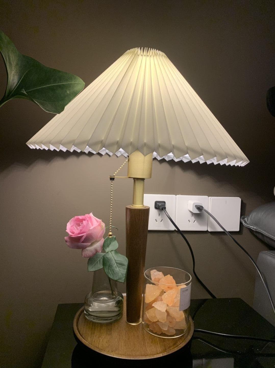 Metavaya Table lamp Pleated Table Lamp Buy Pleated Table Lamp Online in USA