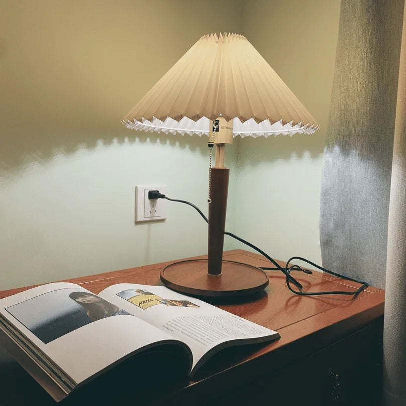 Metavaya Table lamp Pleated Table Lamp Buy Pleated Table Lamp Online in USA