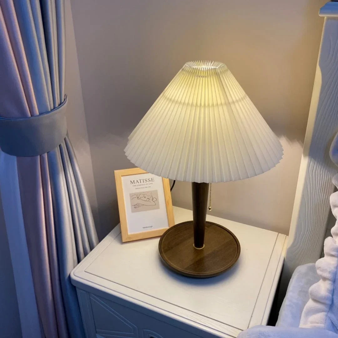 Metavaya Table lamp Pleated Table Lamp Buy Pleated Table Lamp Online in USA