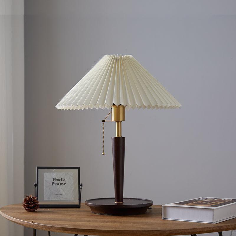 Metavaya Table lamp Pleated Table Lamp Buy Pleated Table Lamp Online in USA