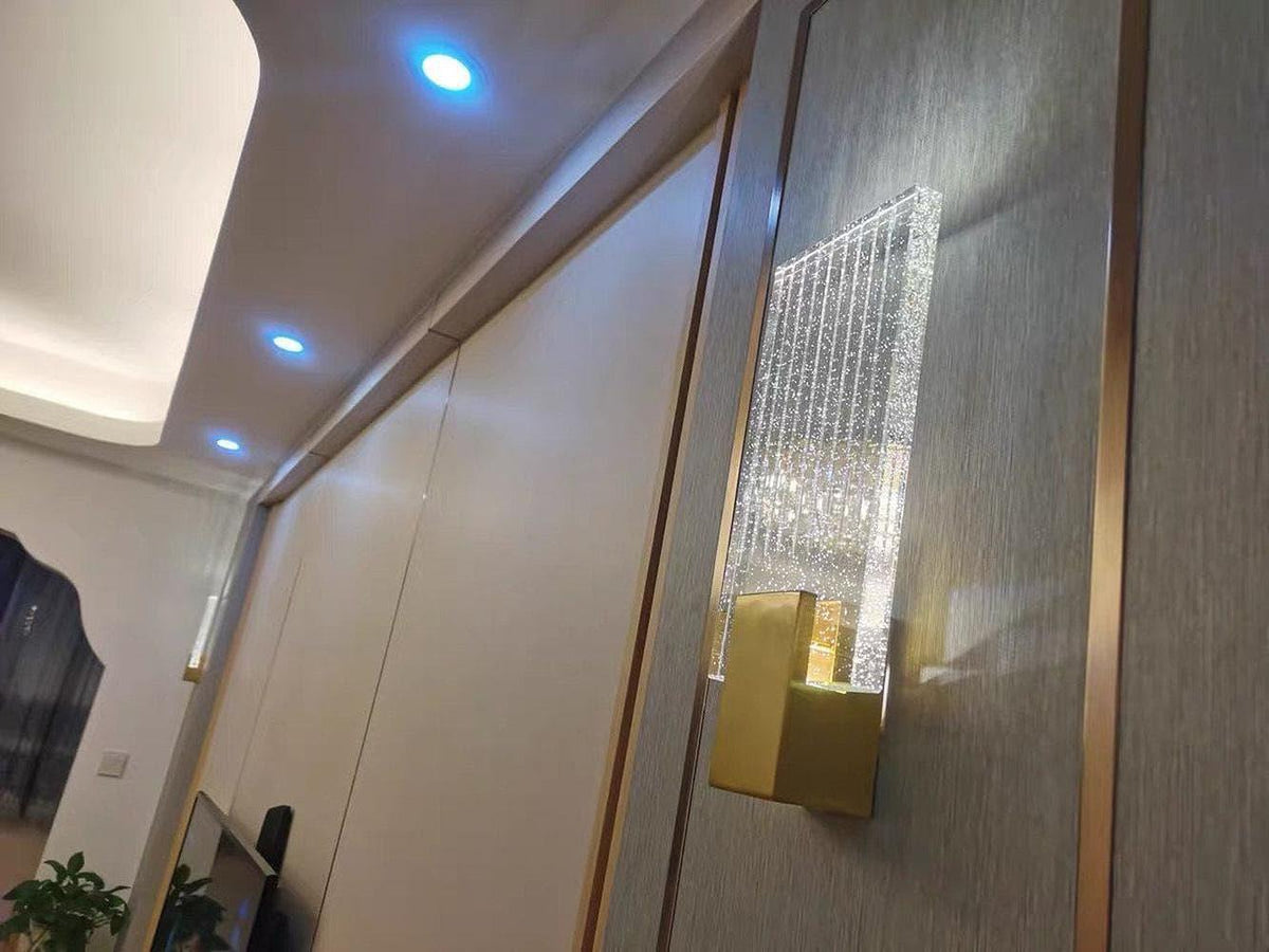 Metavaya Ceiling Lamp Pleated glass Sconce