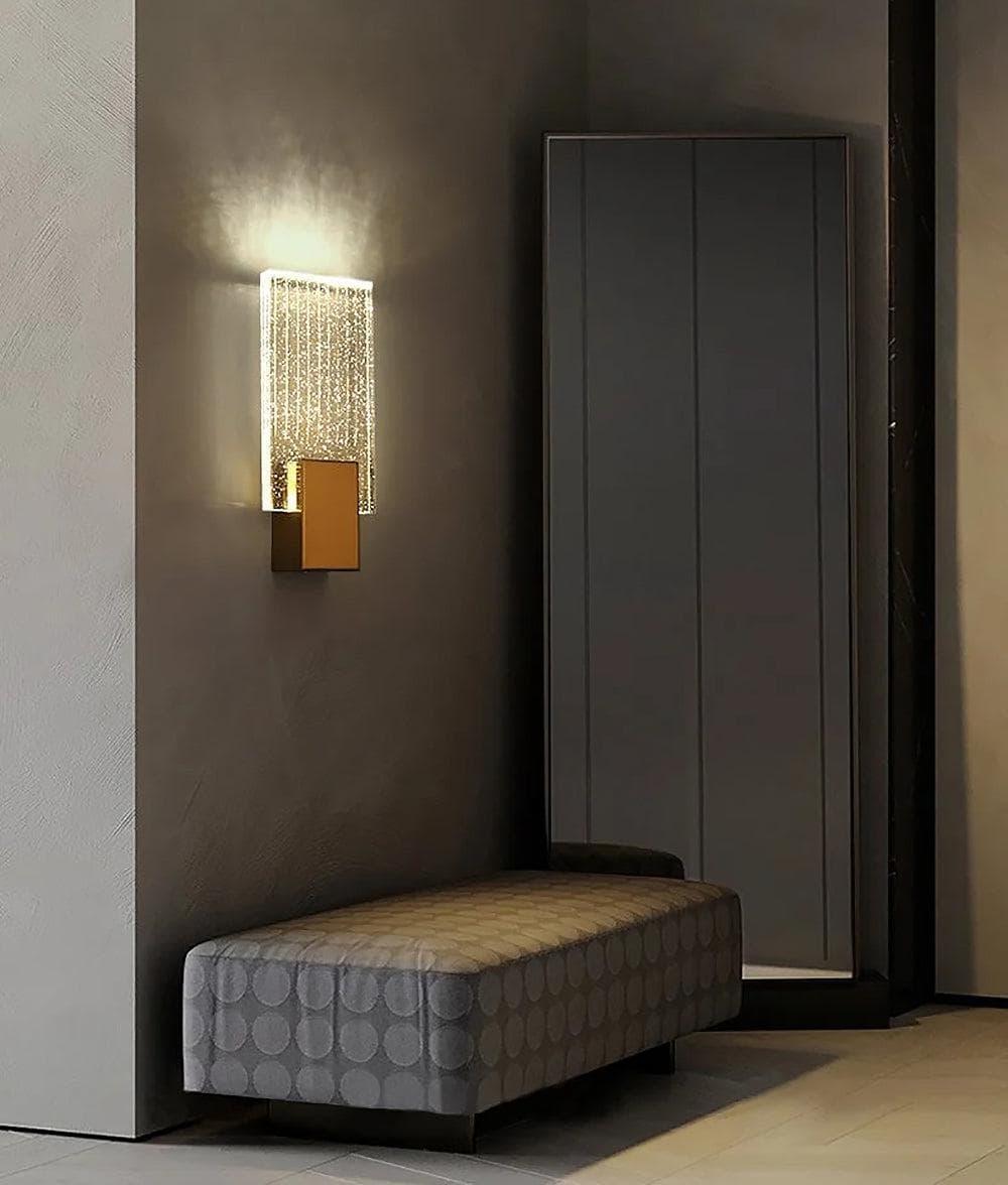 Metavaya Ceiling Lamp Pleated glass Sconce