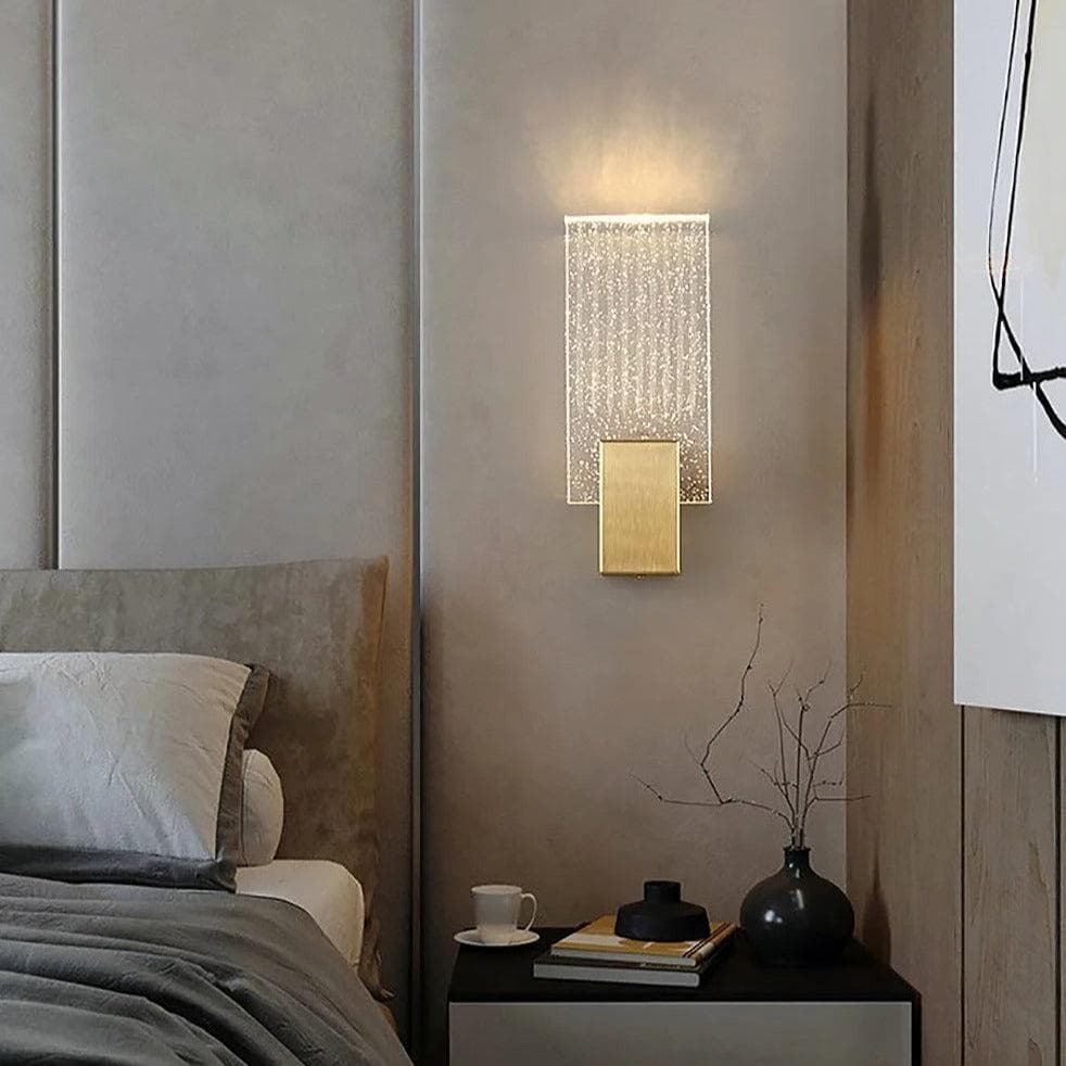 Pleated glass Sconce Metavaya