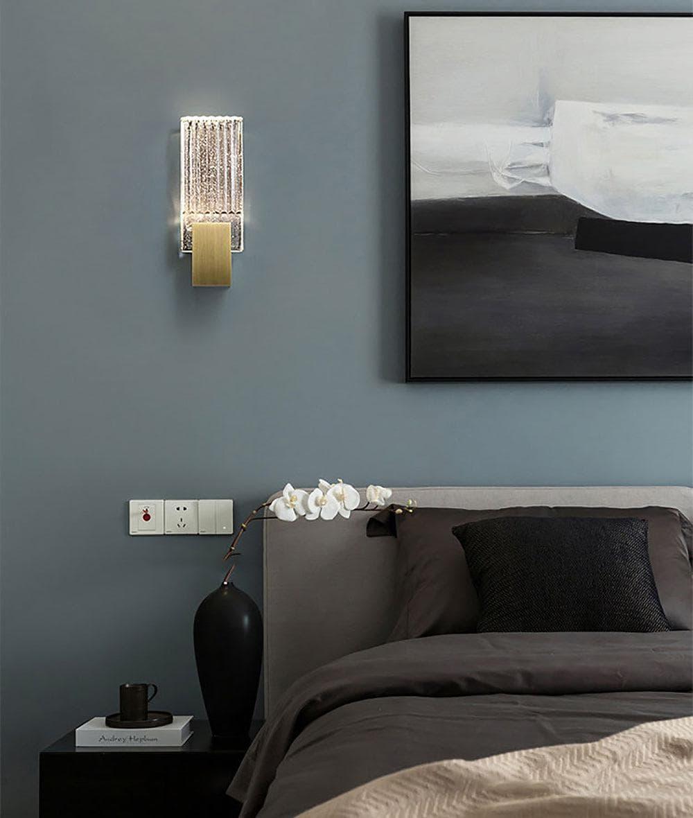 Metavaya Ceiling Lamp Pleated glass Sconce