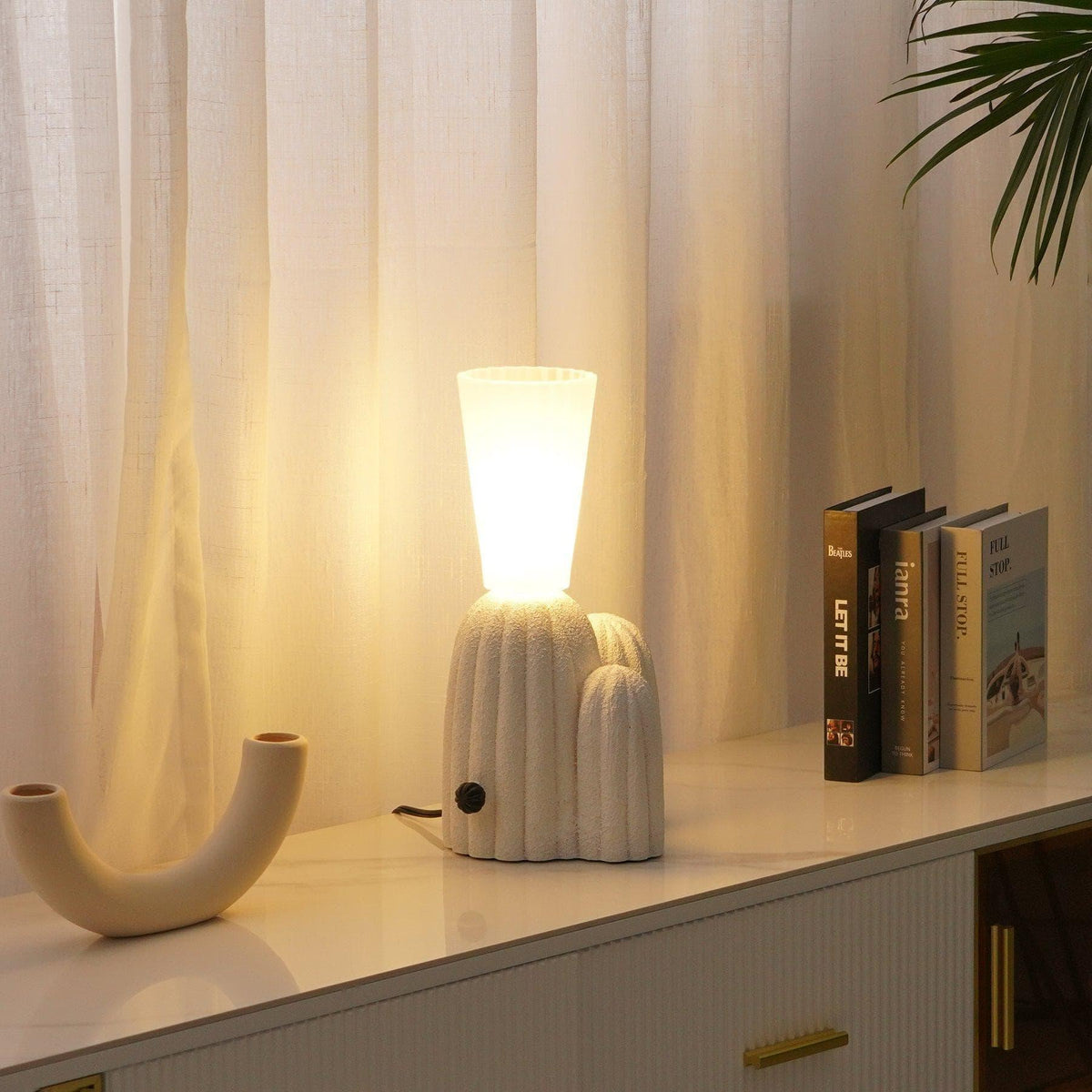 Metavaya Table lamp Dia 22 cm x H 43 cm / White / US plug RBS Cactus Table Lamp 360192148660 M2022111703-1 Shop RBS Cactus Table Lamp Online in USA