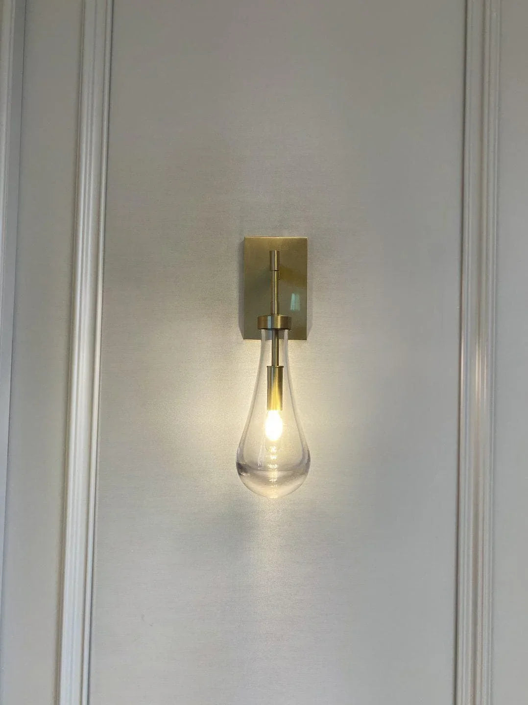 Metavaya Wall lamp Droplet Crystal Wall Light Iron Wall Sconces on Sale | Droplet Crystal Wall Light
