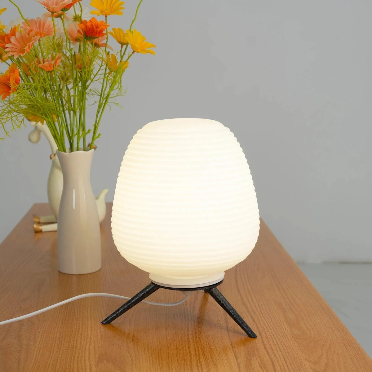 Metavaya Table lamp Dia 20cm x H 34cm / White / US plug Rituals Table Lamp 822706697625 M2022082806-1 Rituals Table Lamps for Sale Online