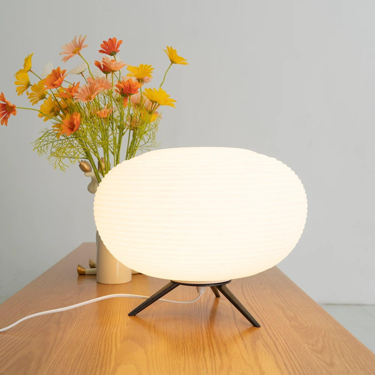 Metavaya Table lamp Dia 34cm X H 19cm / White / US plug Rituals Table Lamp 822706697625 M2022082806-9 Rituals Table Lamps for Sale Online