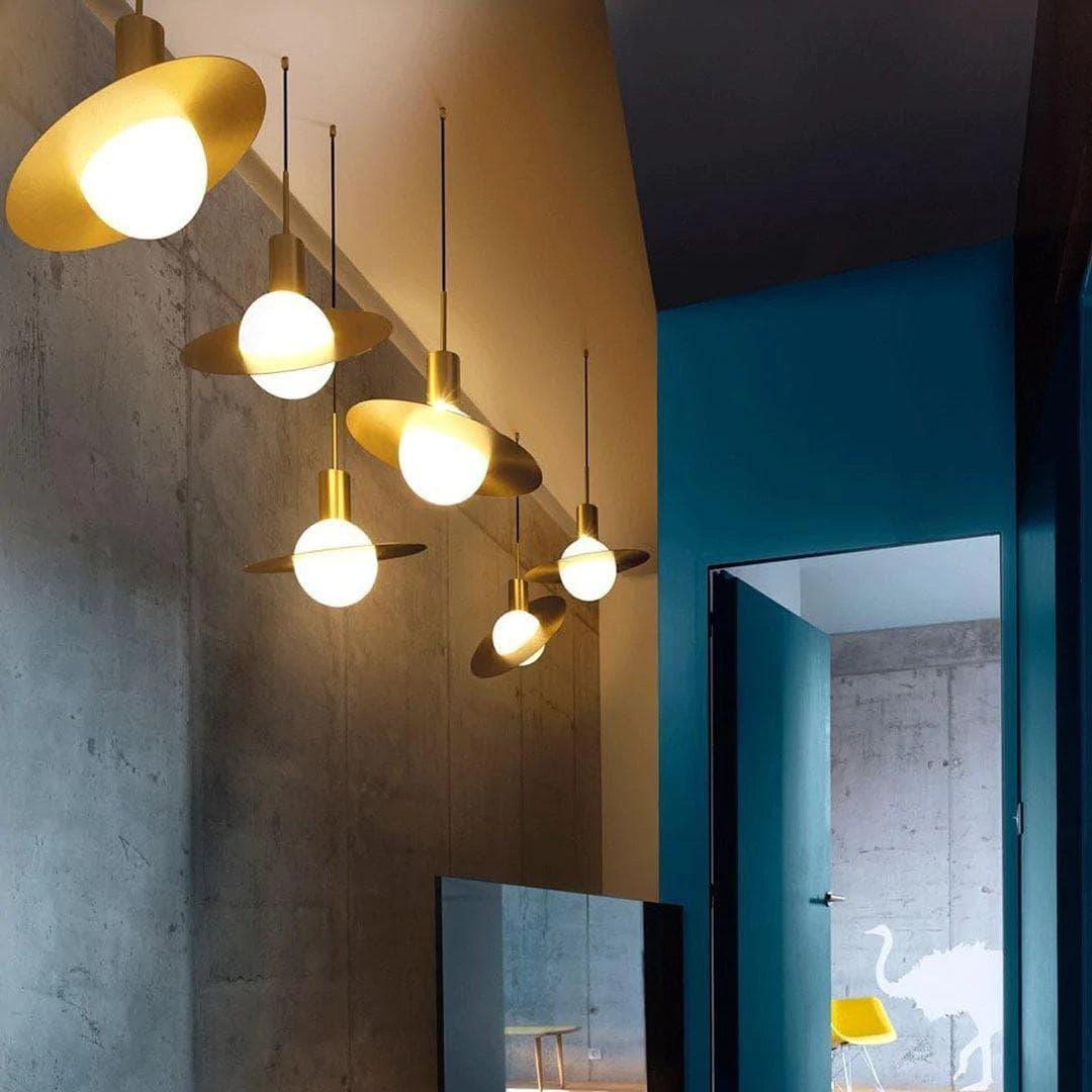 Metavaya Pendant light Dia 20cm x H 28cm / Brass Saturne Pendant Light 360192146918 M2022102603-1 Buy Saturne Pendant Light Online For Sale