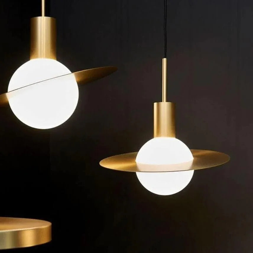 Metavaya Pendant light Dia 20cm x H 28cm / Brass Saturne Pendant Light 360192146918 M2022102603-1 Buy Saturne Pendant Light Online For Sale