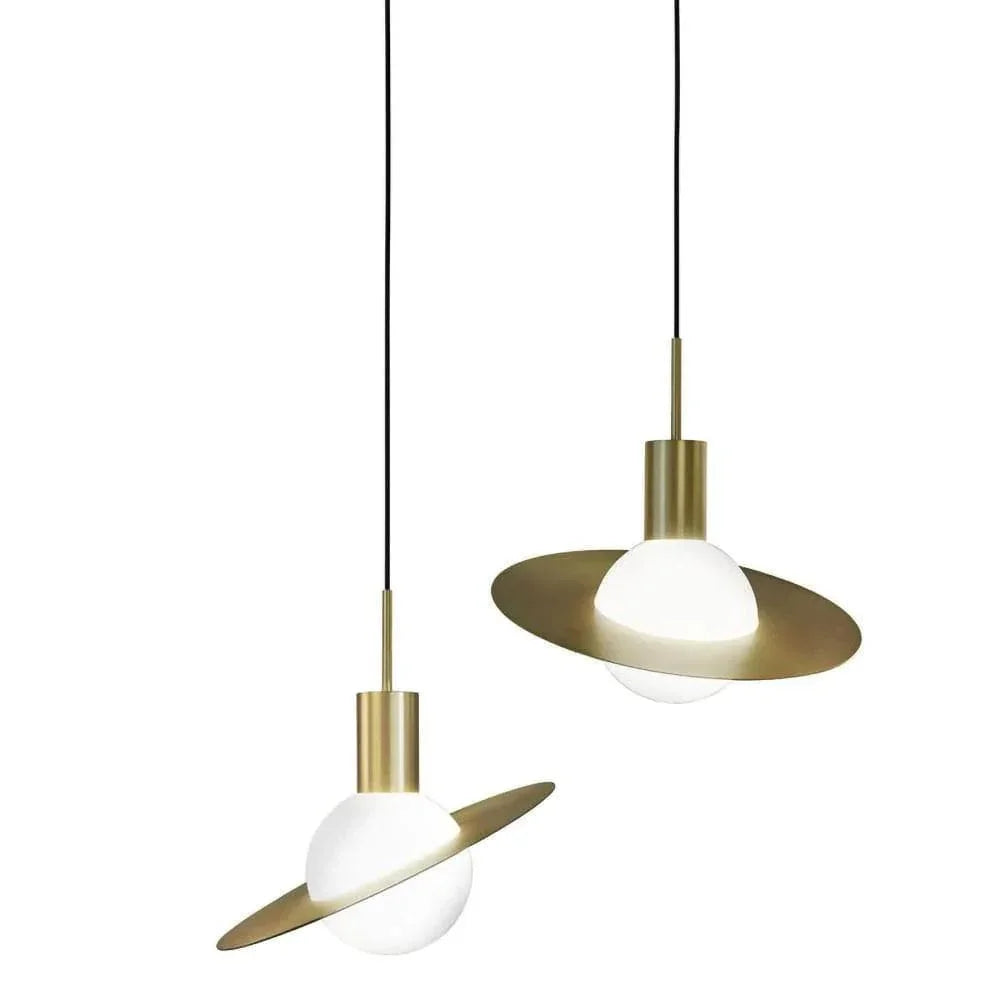 Metavaya Pendant light Dia 20cm x H 28cm / Brass Saturne Pendant Light 360192146918 M2022102603-1 Buy Saturne Pendant Light Online For Sale