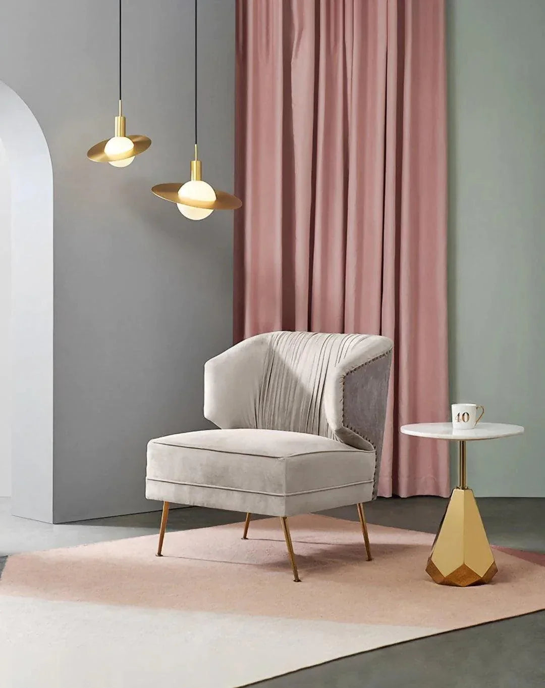 Metavaya Pendant light Dia 20cm x H 28cm / Brass Saturne Pendant Light 360192146918 M2022102603-1 Buy Saturne Pendant Light Online For Sale
