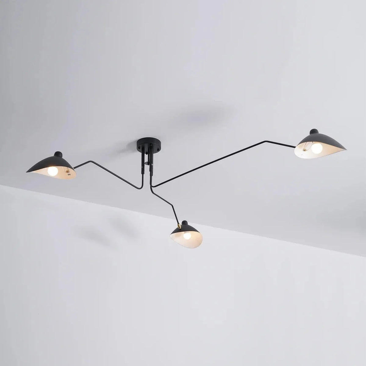 Metavaya Ceiling Lamp Serge Mouille Ceiling Light Serge Mouille Ceiling Light and Fixtures for Sale