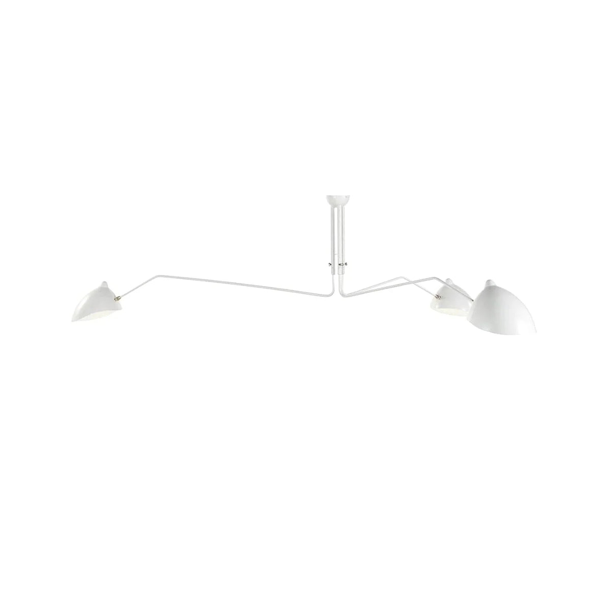 Metavaya Ceiling Lamp 3heads Dia 150cm x H 32cm / White Serge Mouille Ceiling Light 822706698080 M2022091705-2 Serge Mouille Ceiling Light and Fixtures for Sale
