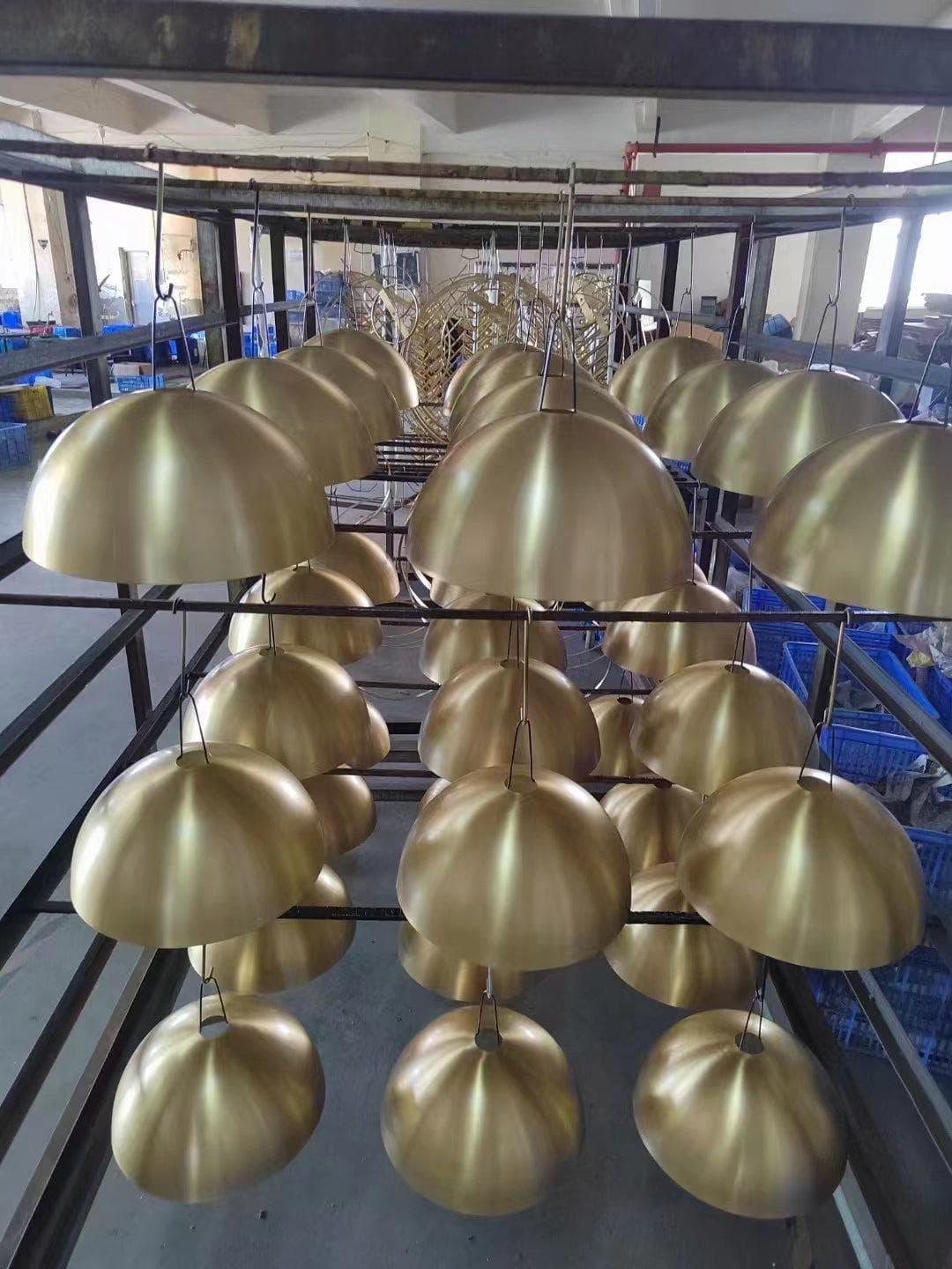 Metavaya Pendant lamp Dia 35cm x H 30cm / Brass Shelby Mod Pendant Lamp 323232401439 M2022101202-1