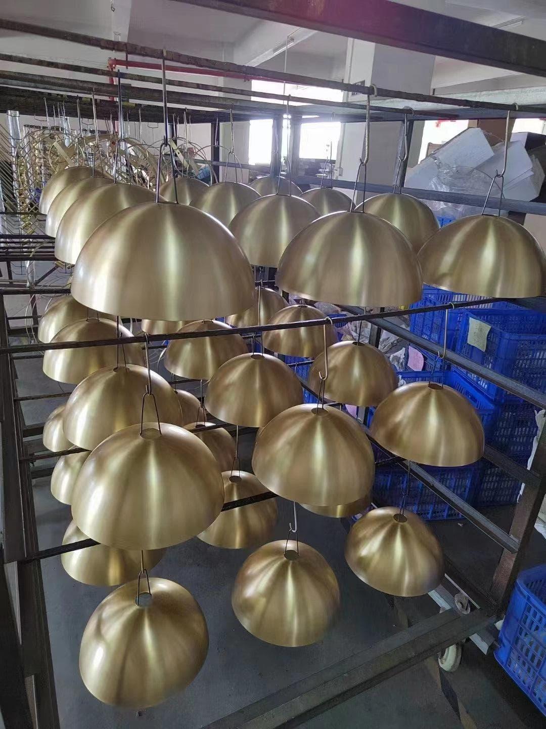 Metavaya Pendant lamp Dia 35cm x H 30cm / Brass Shelby Mod Pendant Lamp 323232401439 M2022101202-1