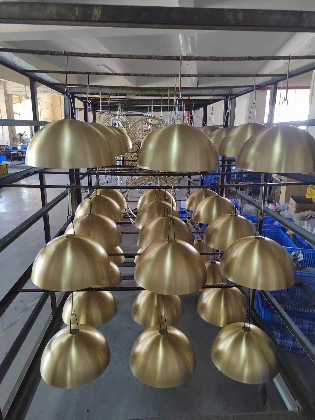 Metavaya Pendant lamp Dia 35cm x H 30cm / Brass Shelby Mod Pendant Lamp 323232401439 M2022101202-1