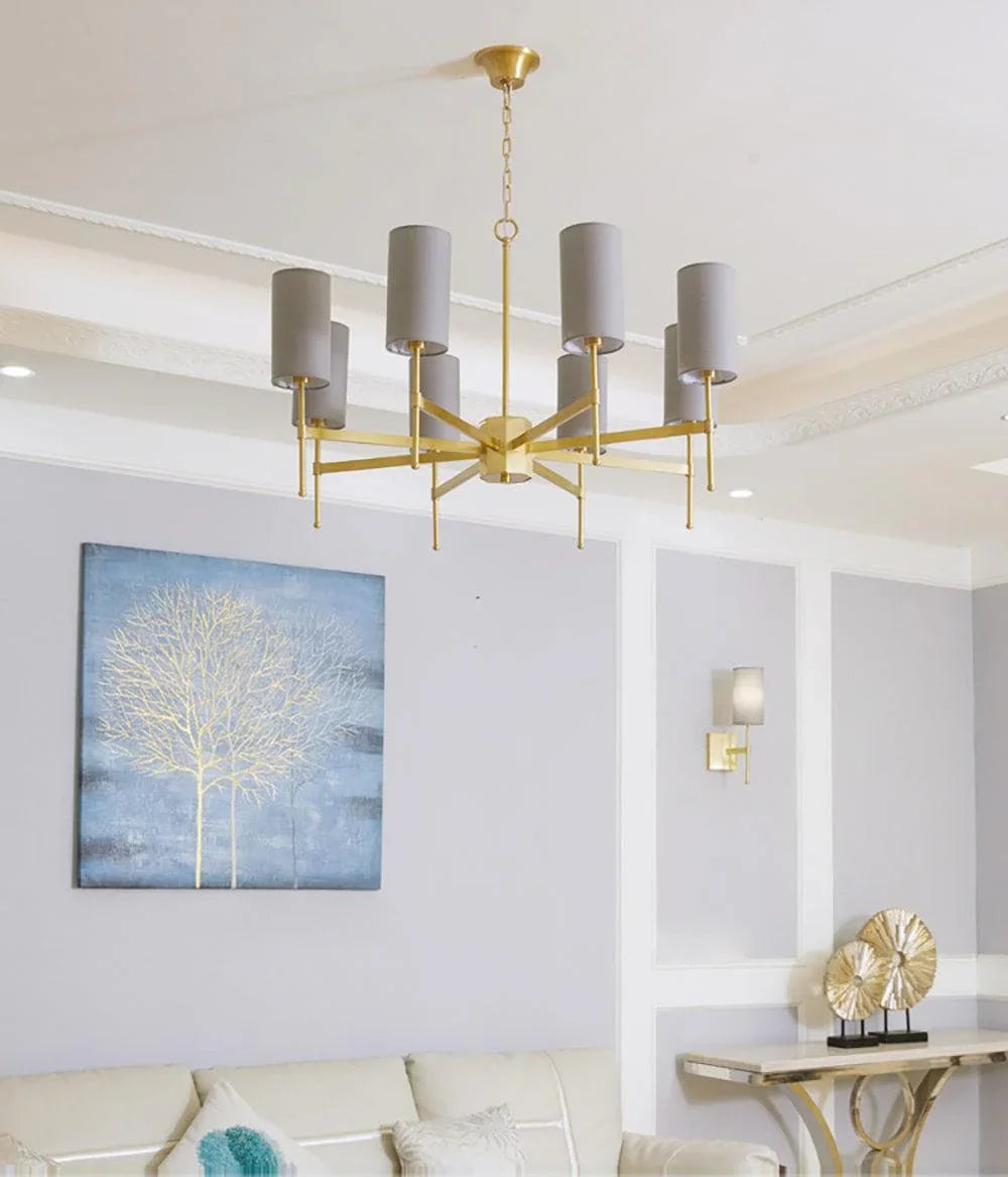 Metavaya Chandelier Silk Stem Chandelier