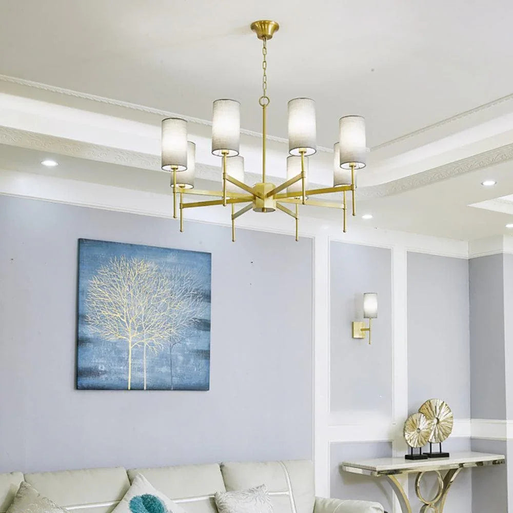 Metavaya Chandelier Silk Stem Chandelier