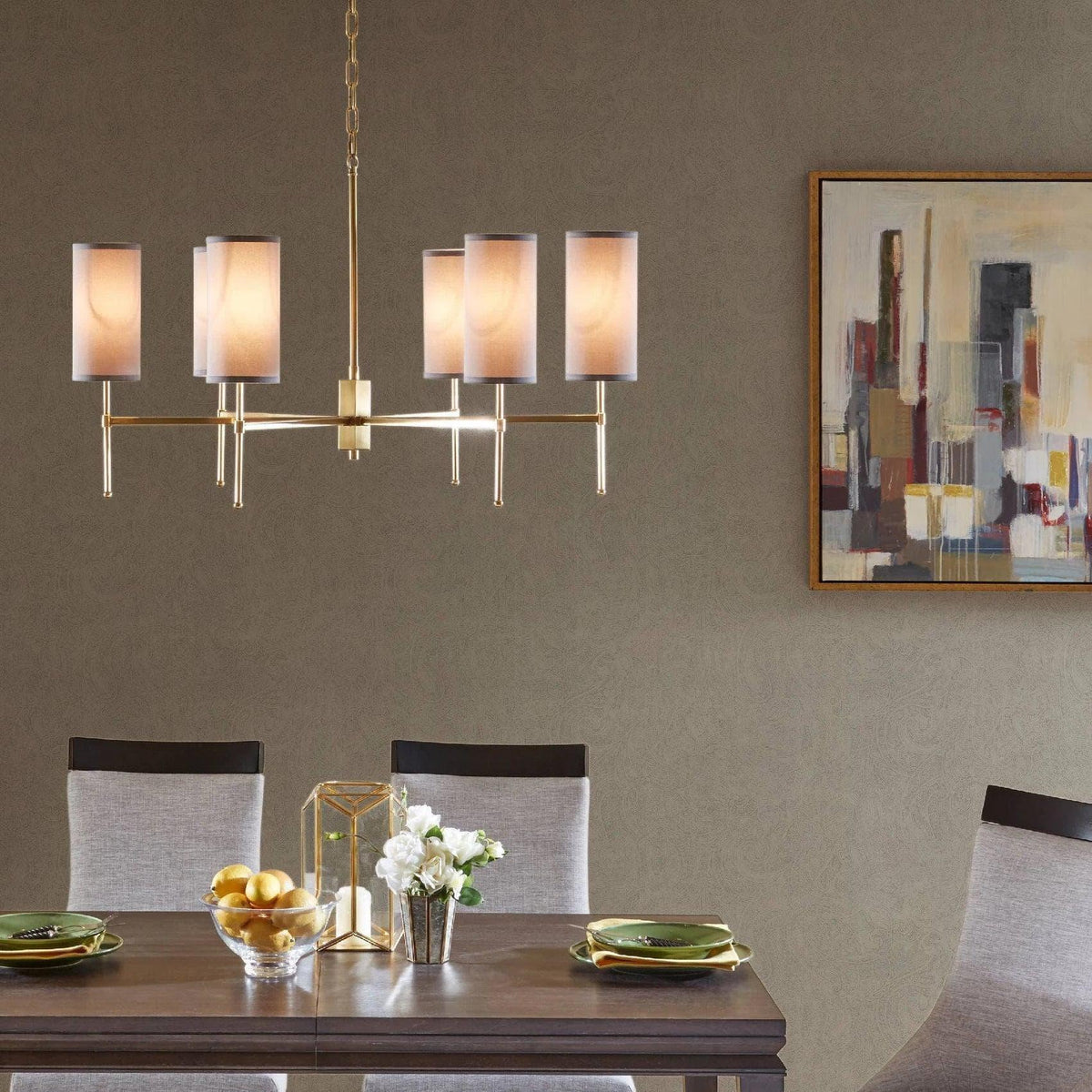 Metavaya Chandelier Silk Stem Chandelier