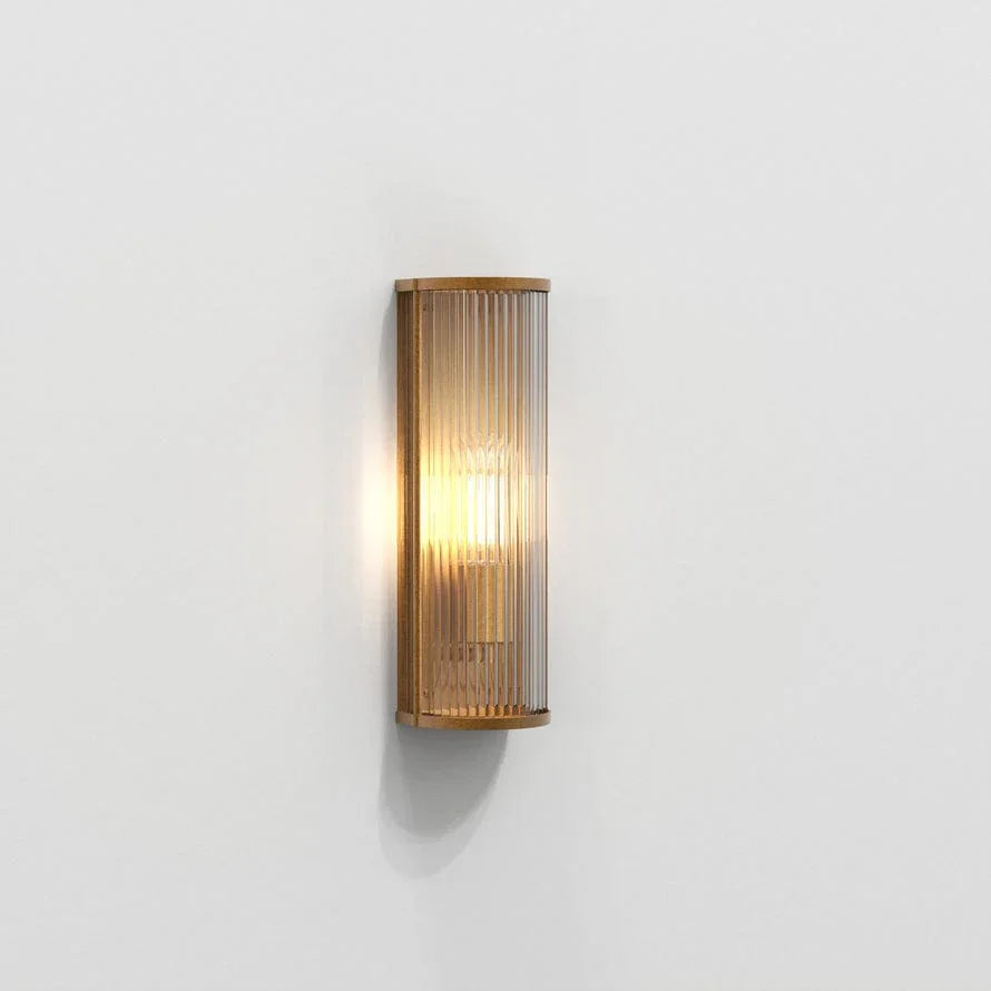 Metavaya Wall lamp Striped Glass Sconce