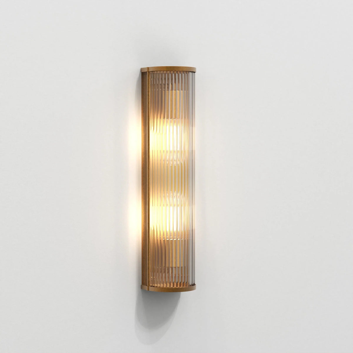 Metavaya Wall lamp Striped Glass Sconce
