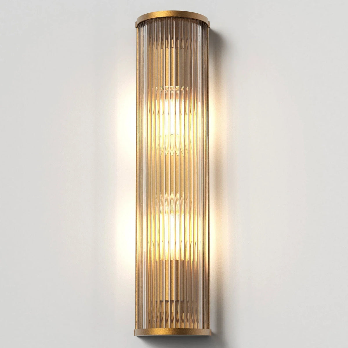 Metavaya Wall lamp Striped Glass Sconce