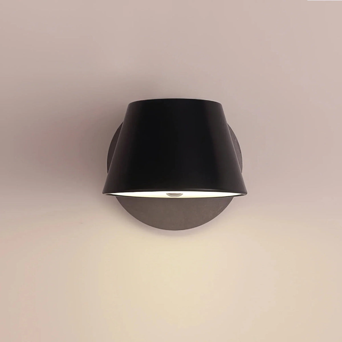 Metavaya Wall lamp Dia 16cm x H 16cm / Black / Warm White Tam Tam Wall Lamp 122266100918 M2022092404-5 Tam Tam Wall Lamp & Lights for Sale