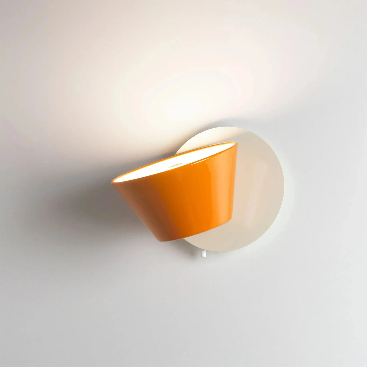Metavaya Wall lamp Dia 16cm x H 16cm / Orange / Warm White Tam Tam Wall Lamp 122266100895 M2022092404-3 Tam Tam Wall Lamp & Lights for Sale