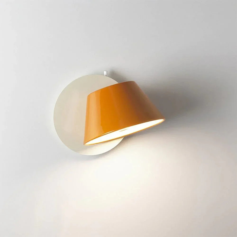 Metavaya Wall lamp Dia 16cm x H 16cm *2 / Orange / Warm White Tam Tam Wall Lamp 122266100956 M2022092404-9 Tam Tam Wall Lamp & Lights for Sale