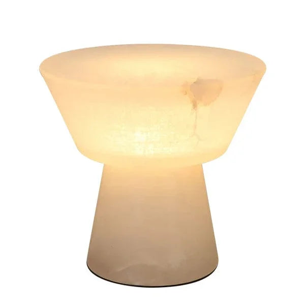 Metavaya Table lamp Tambourine Shape Cloud Stone Table Lamp Tambourine Shape Cloud Stone Table Lamp