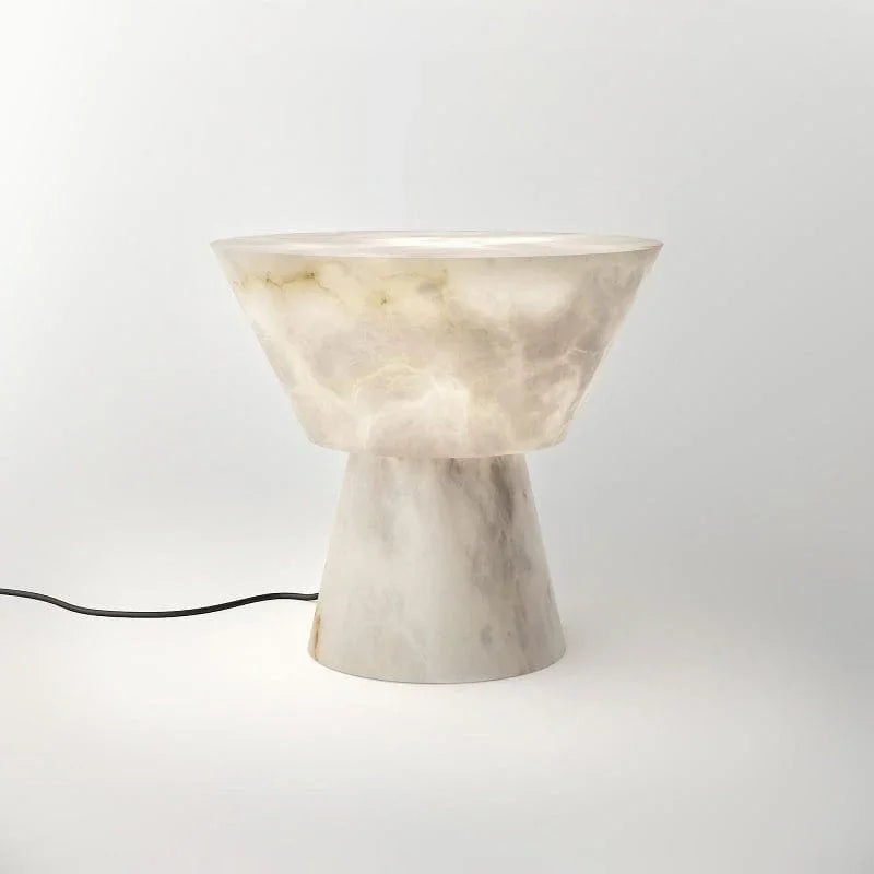 Metavaya Table lamp Tambourine Shape Cloud Stone Table Lamp Tambourine Shape Cloud Stone Table Lamp