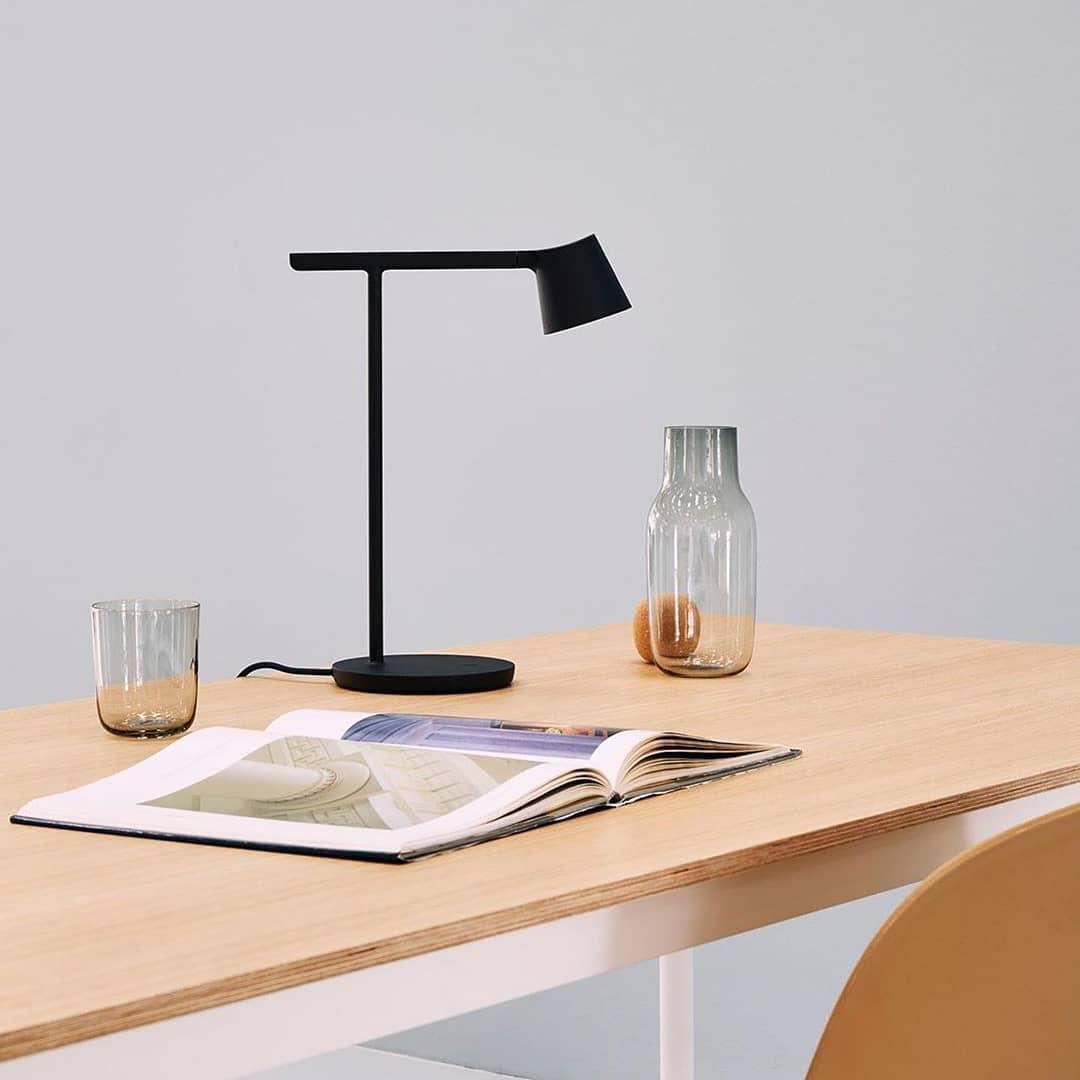 Metavaya Table lamp Dia 29cm X H 40cm / Black / US plug Tip Table Lamp 360192149209 M2022112102-1