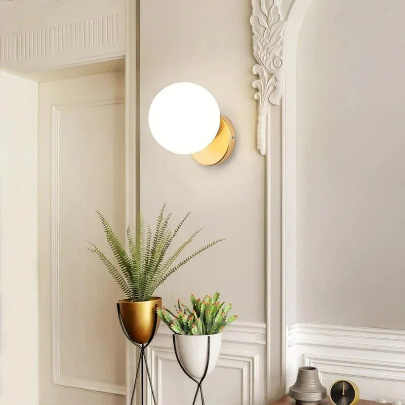 Metavaya Wall lamp Dia 20cm x H 21cm / Gold Tip of The Tongue Wall Lamp 822706698158 M2022091806-1
