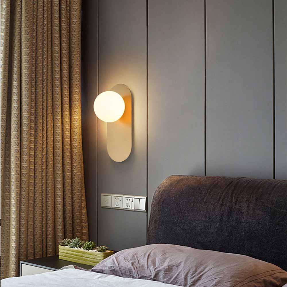 Metavaya Wall lamp Dia 12cm x H 30cm / Gold Trent Wall Sconce 653733644326 B-202112180005-1 Shop Hallway Wall Sconce Online