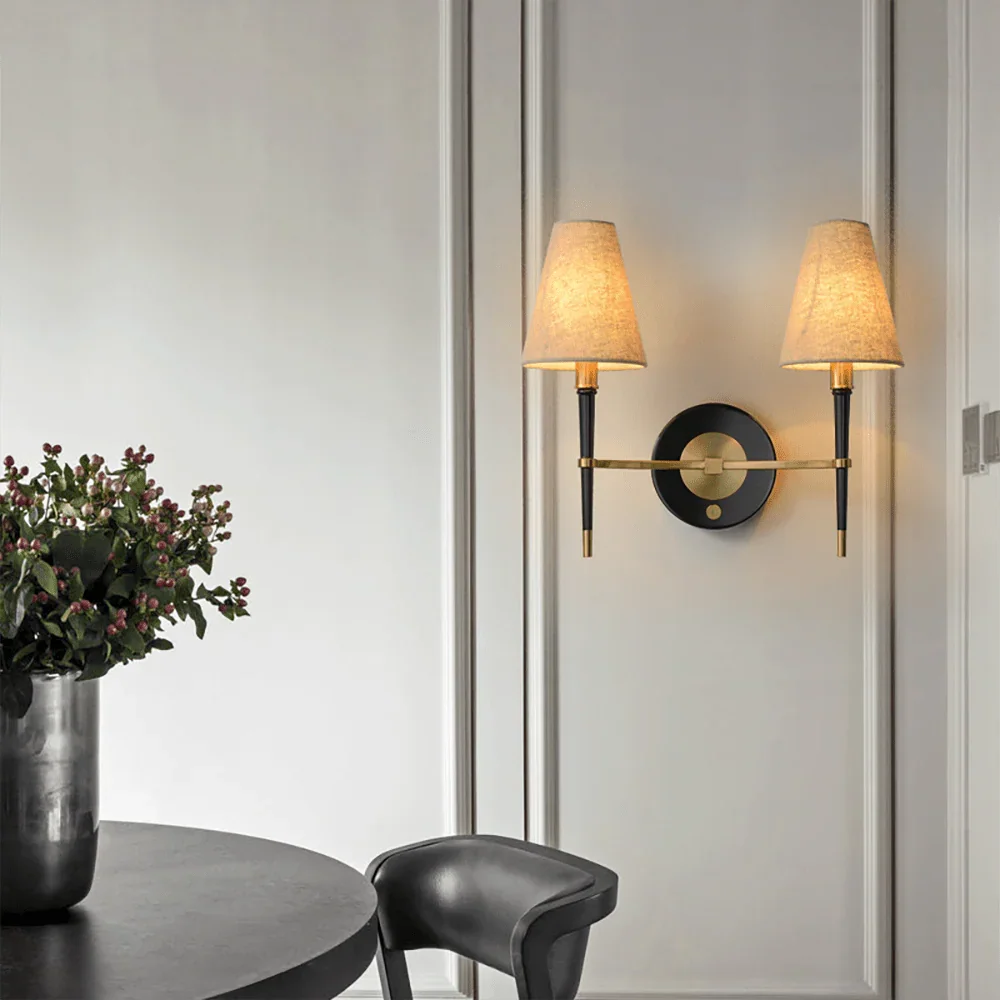 Metavaya Wall lamp 2heads Dia 45cm x H 40cm / White Ventana sconce 653733640144 M-202112181649-3 Best Ventana Sconce for Sale Online