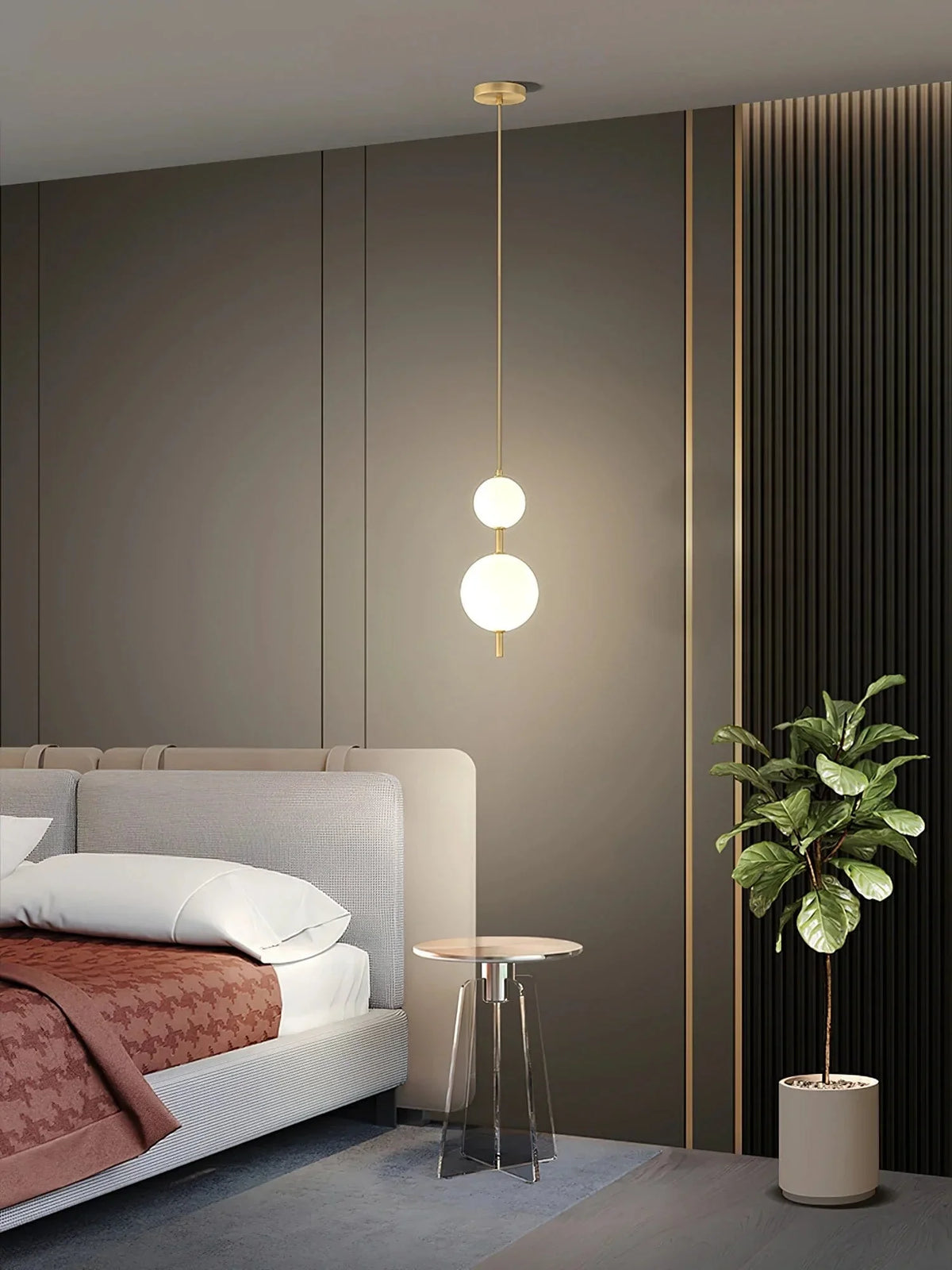 Metavaya Pendant lamp Vertical Globe Pendant Lamp