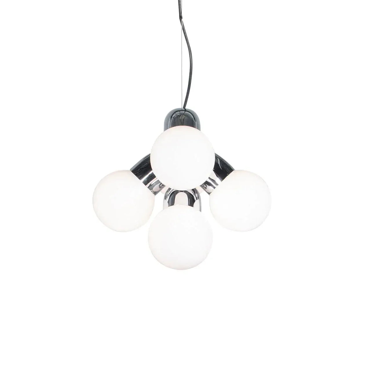 Metavaya Pendant lamp 4heads: Dia 30cm X H 20cm / Chrome Vine Pendant Lamp 722706697321 M2022090402-1 Vine Pendant Lamp & Lights for Sale