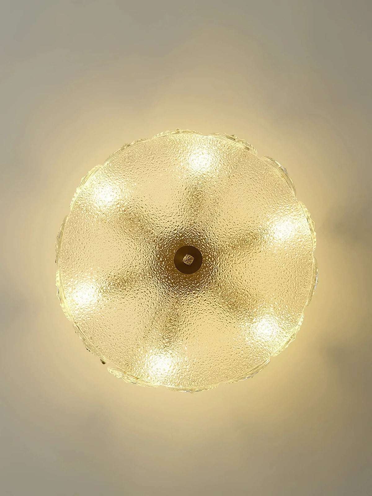 Metavaya Chandelier Vintage Crystal Leaf Chandelier