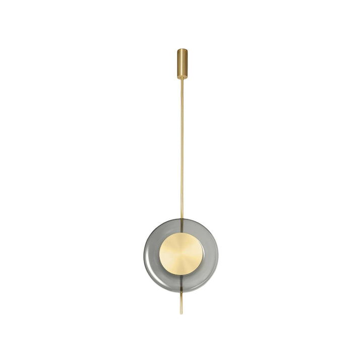 Metavaya Pendant lamp Dia 24cm x H 150cm / ∅ 9.4″ x H 59.1″ / Gold / Warm White Pendulum Pendant Lamp 662668906065 M2024011203-1 Pendulum Pendant Lamp | Discount Sale