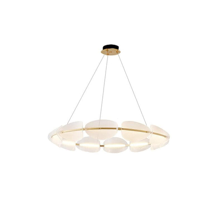 Metavaya Chandelier Dia 108cm x H 18cm / L 42.5″ x H 7.1″ / Gold / Warm White Minimal Modern Chandelier 6938617802769 M2023102105-3