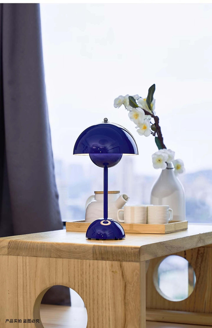 Metavaya Table lamp Semi-Circle Bedroom Table Lamp Portable