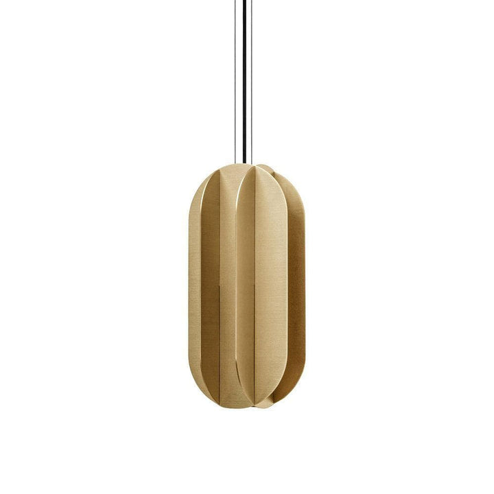 Metavaya Pendant lamp Dia 15cm x H 33cm / ∅ 5.9″ x H 13″ / Brass EL Pendant Lamp 662668885551 M202404201-3 EL Brass Pendant Lamp - Buy online