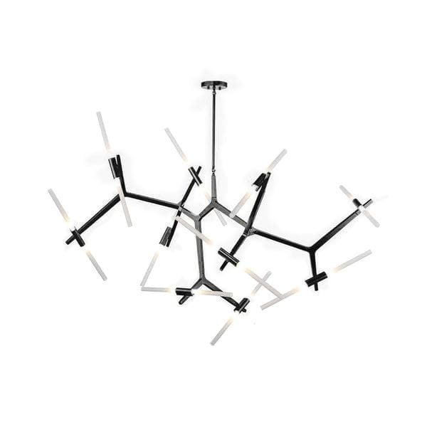 Metavaya Chandelier 20 Heads L 200cm x H 166cm / L 78.7″ x H 65.4″ / Black Agnes Chandelier 662668828527 M2023121601-8 Agnes Chandelier | Discount Sale