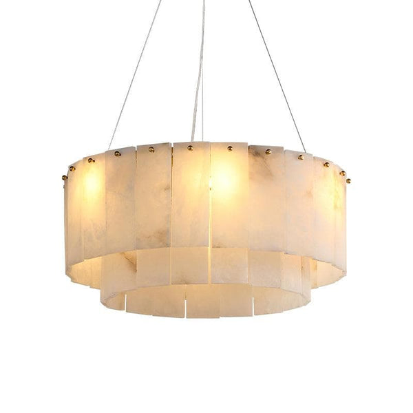 Metavaya Chandelier Rock Alabaster Chandelier