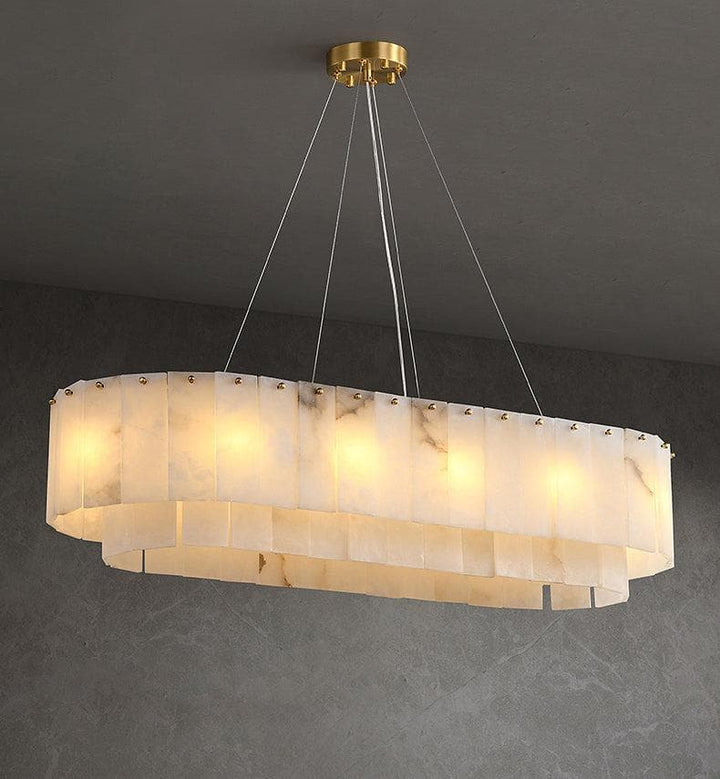 Metavaya Chandelier Marble Linear Chandelier